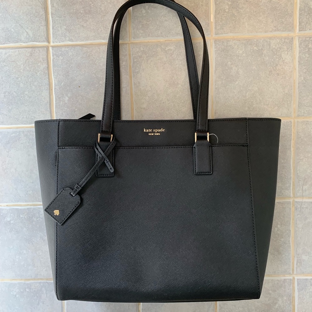 KATE SPADE NEW YORK BLACK BAG CAMERON LAPTOP TOTE - Picture 5 of 8